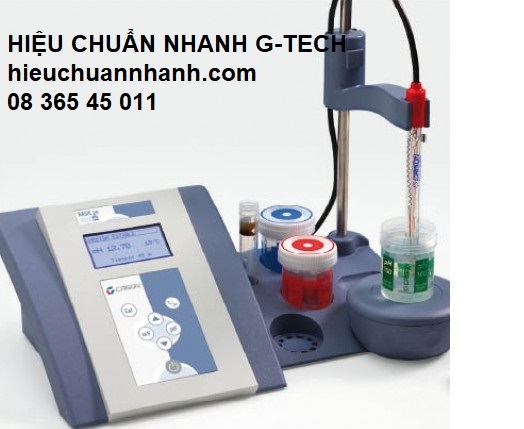 Hiệu chuẩn pH Meter CRISON BASIC 20+ Hiệu chuẩn nhanh