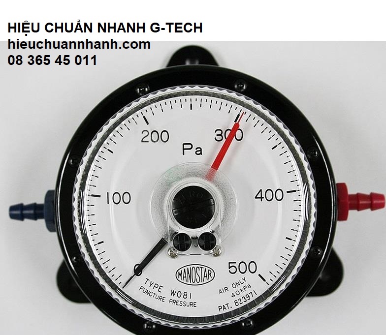 Hiệu chuẩn TB đo áp suất chênh lệch MANOSTAR Dòng WO81FS/ Differential Pressure Gauge