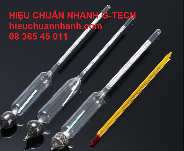 Hiệu chuẩn máy đo độ cồn/ cồn kế/ nồng độ cồn