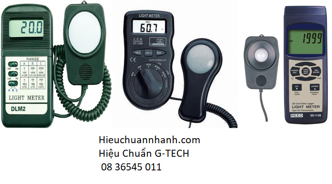 Hiệu chuẩn máy đo ánh sáng/ cường độ ánh sáng/máy đo độ rọi/ Light meter/ lux meter