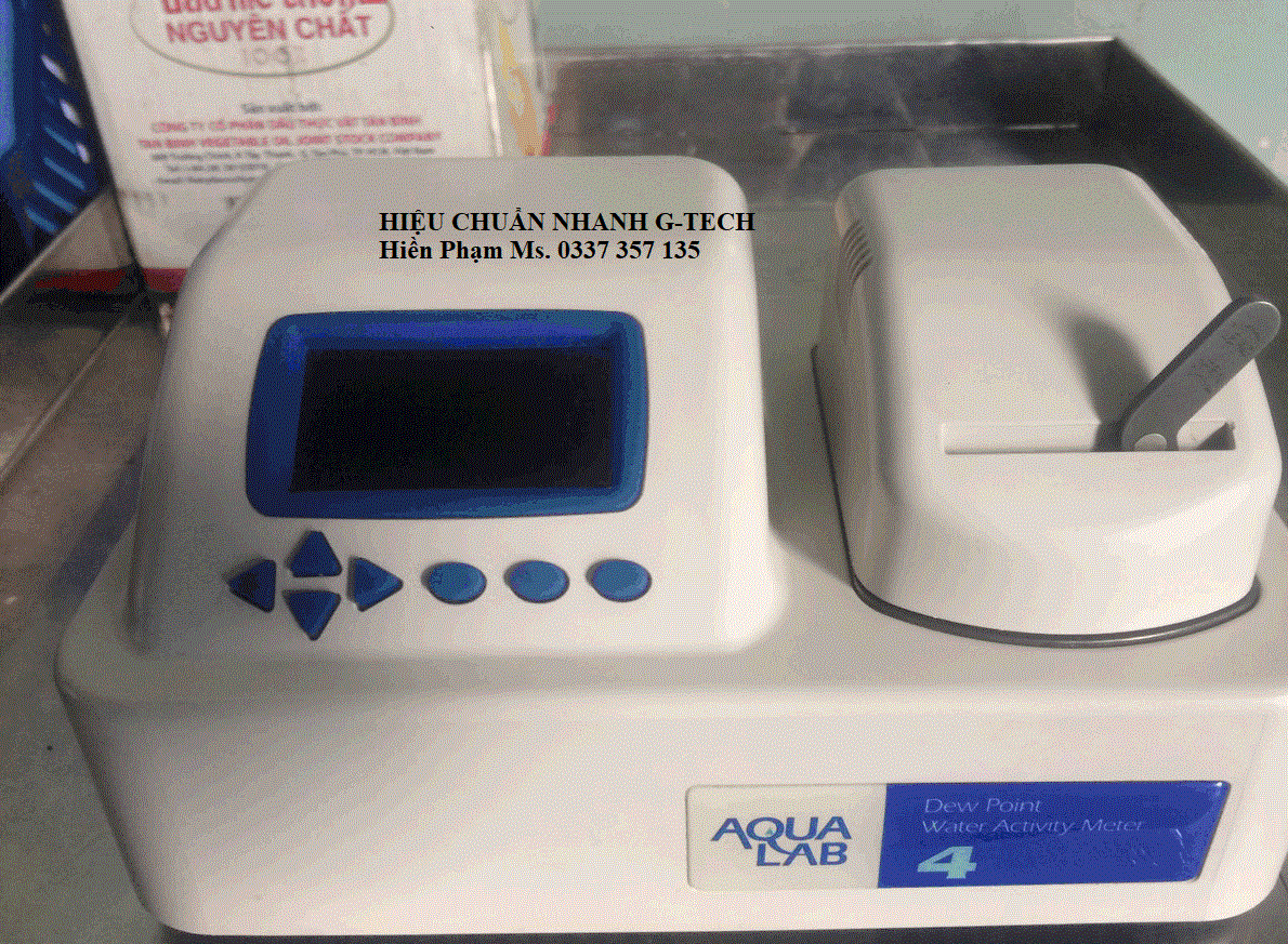 Hiệu chuẩn thiết bị đo hoạt độ của nước( Activity Water)