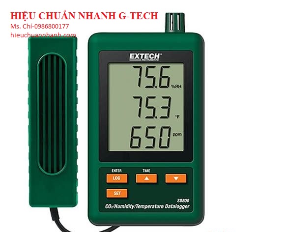 Hiệu chuẩn bộ ghi dữ liệu nhiệt độ, độ ẩm EXTECH RHT20.Hiệu chuẩn nhanh G-tech