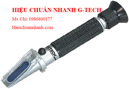   Hiệu chuẩn khúc xạ kế đo độ mặn EXTECH RF20 (0 to 100 ppt, có bù nhiệt ATC).Hiệu chuẩn nhanh G-tech
