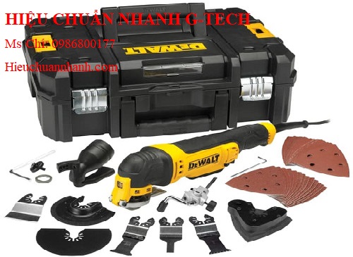 Hiệu chuẩn  máy cắt rung đa năng DEWALT DWE315K.Hiệu chuẩn nhanh G-tech