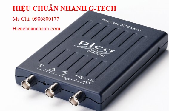 Hiệu chuẩn máy hiện sóng PC PICO PicoScope 2205A (25Mhz, 2 kênh).Hiệu chuẩn nhanh G-tech