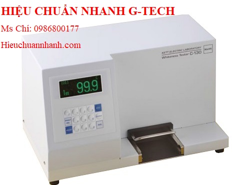 Hiệu chuẩn máy đo độ trắng các loại Kett C130.Hiệu chuẩn nhanh G-tech