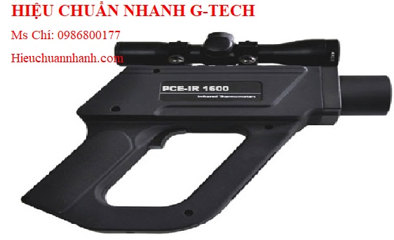 Hiệu chuẩn súng đo nhiệt độ hồng ngoại PCE IR 1600 (385°C~1600°C, ± 0.3% ± 2°C).Hiệu chuẩn nhanh G-tech