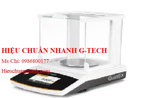 Hiệu chuẩn cân phân tích 4 số lẻ ( 120g x 0.0001g) Practum 124-1S, Sartorius.Hiệu chuẩn nhanh G-tech