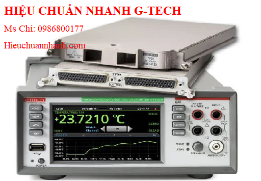 Hiệu chuẩn module dùng cho máy DAQ KEITHLEY 7706 (20 kênh).Hiệu chuẩn nhanh G-tech