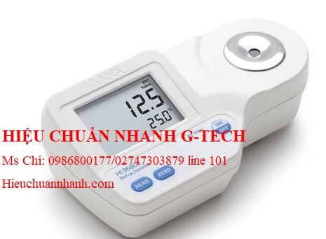 Hiệu chuẩn khúc xạ kế đo độ ngọt và chỉ số khúc xạ điện tử HINOTEK WYA-2S (0-100%, 1.30000-1.72000).Hiệu chuẩn nhanh G-tech
