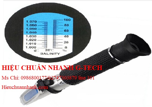 Hiệu chuẩn khúc xạ kế đo độ mặn cầm tay HINOTEK WZB S1 (0 – 35%, 0 – 28%, 1.3330 – 1.3900).Hiệu chuẩn nhanh G-tech