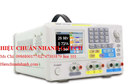 Hiệu chuẩn  nguồn lập trình OWON ODP3032 (2 channel, 30V/3A).Hiệu chuẩn nhanh G-tech