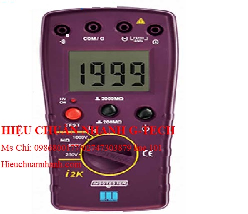 Hiệu chuẩn máy kiểm tra cách điện Motwane i2K (200MΩ, 2000MΩ).Hiệu chuẩn nhanh G-tech