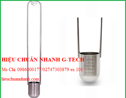 Mua bán cốc đo độ nhớt Zahn cup Bevs BEVS 1107/5 kèm hiệu chuẩn,Hiệu chuẩn nhanh G-tech