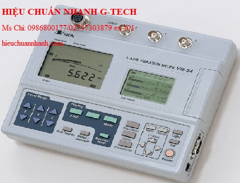 Mua Bán Máy Đo Rung Ba Chiều VM-54 Kèm Hiệu Chuẩn.Hiệu Chuẩn Nhanh G-tech