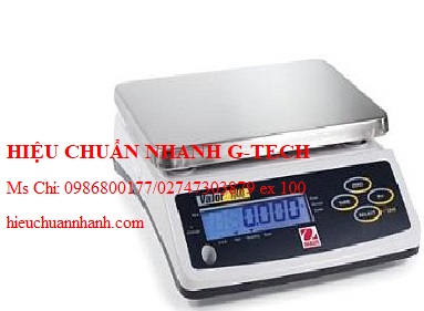 Hiệu chuẩn cân thủy sản Ohaus Valor 1000 V11P3 ( 3kg/0.5). Hiệu chuẩn nhanh G-tech