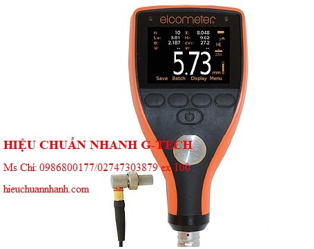 Hiệu chuẩn máy đo độ dày chính xác bằng siêu âm Elcometer C307CDL-TXC. Hiệu chuẩn nhanh G-tech