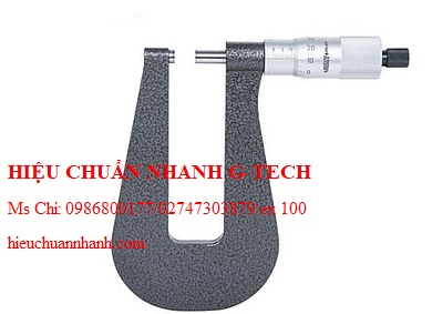 Hiệu chuẩn panme đo ngoài cơ khí INSIZE 3653-503A (0-50mm, 5μm). Hiệu chuẩn nhanh G-tech