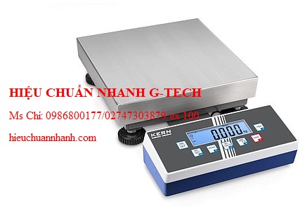 Hiệu chuẩn  cân sàn KERN EOC 30K-4S (15kg|35kg, 500mg|1000mg). Hiệu chuẩn nhanh G-tech