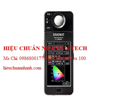 Hiệu chuẩn máy đo quang phổ SEKONIC C-7000 (1~200,000 lx, 380nm~780nm). Hiệu chuẩn nhanh G-tech