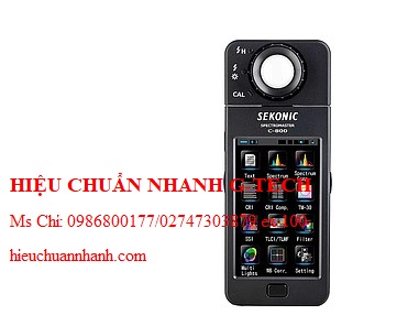 Hiệu chuẩn máy đo phổ SEKONIC C-800-U (1~200,000 lx, 380nm~780nm). Hiệu chuẩn nhanh G-tech
