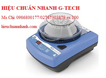 Hiệu chuẩn máy ly tâm mini IKA mini G (0003958000). Hiệu chuẩn nhanh G-tech