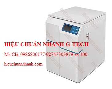 Hiệu chuẩn máy ly tâm để sàn tốc độ thấp Medmay MC5001 (5500rpm; 5330×g). Hiệu chuẩn nhanh G-tech