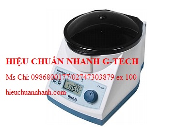 Hiệu chuẩn máy ly tâm tốc độ cao DaiHan CF-10 (1000-13500 rpm; 12.225 g). Hiệu chuẩn nhanh G-tech