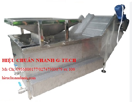 Hiệu chuẩn máy chần trụng nông sản, diệt khuẩn, phân hủy enzyme. Hiệu chuẩn nhanh G-tech