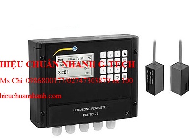 Hiệu chuẩn máy đo lưu lượng bằng sóng siêu âm PCE TDS 75 (± 0,03~± 5 m/s). Hiệu chuẩn nhanh G-tech