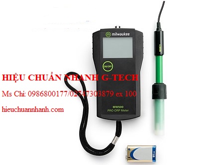 Hiệu chuẩn máy đo ORP điện tử MILWAUKEE MW-500 (±1000 mV). Hiệu chuẩn nhanh G-tech