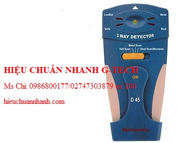 Hiệu chuẩn máy dò đinh tán (gỗ, kim loại) và dây dẫn mang điện Multimetrix D45. Hiệu chuẩn nhanh G-tech