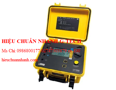 Hiệu chuẩn thiết bị đo điện trở thấp, cuộn dây Chauvin Arnoux C.A 6255 (10A). Hiệu chuẩn nhanh G-tech