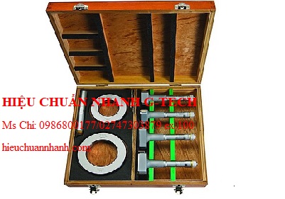Hiệu chuẩn bộ panme đo trong cơ khí đo lỗ 3 chấu Mitutoyo 368-914 (50-100mm). Hiệu chuẩn nhanh G-tech