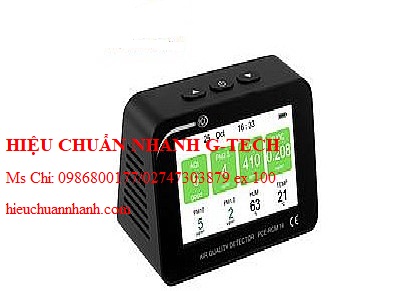 Hiệu chuẩn máy đếm hạt tiểu phân trong không khí PCE RCM 16. Hiệu chuẩn nhanh G-tech