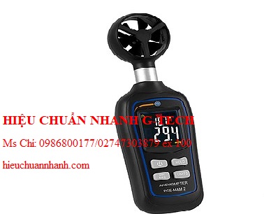 Hiệu chuẩn máy đo tốc độ gió, nhiệt độ PCE MAM 2 (0.4~30 m/s, -20~70 ° C). Hiệu chuẩn nhanh G-tech