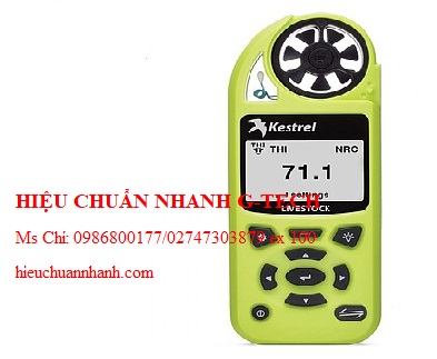  Hiệu chuẩn máy đo vi khí hậu trong nông nghiệp, chăn nuôi Kestrel 5000AG (0850AGHVG). Hiệu chuẩn nhanh G-tech