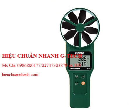  Hiệu chuẩn máy đo tốc độ, lưu lượng gió, nhiệt độ Extech AN300. Hiệu chuẩn nhanh G-tech