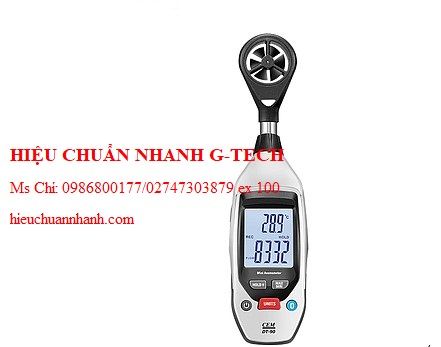 Hiệu chuẩn máy đo tốc độ gió mini CEM DT-90 (1.10~25.00m/s, 40~90.0km/h). Hiệu chuẩn nhanh G-tech