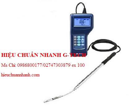 Hiệu chuẩn máy đo tốc độ gió, lưu lượng, nhiệt độ, áp suất Kanomax 6036-BG. Hiệu chuẩn nhanh G-tech