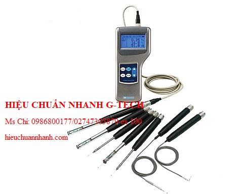 Hiệu chuẩn điện cực đo tốc độ dòng khí, nhiệt độ Kanomax 6541-2G. Hiệu chuẩn nhanh G-tech