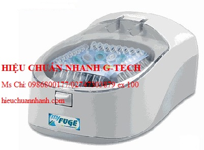 Hiệu chuẩn máy ly tâm mini MyFuge™12 Benchmark C1012-E (5500rpm). Hiệu chuẩn nhanh G-tech
