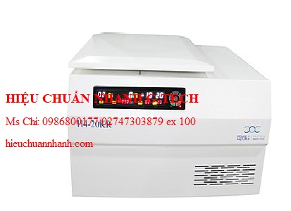 Hiệu chuẩn máy ly tâm lạnh để bàn Kecheng H4-25KR (25000rpm). Hiệu chuẩn nhanh G-tech