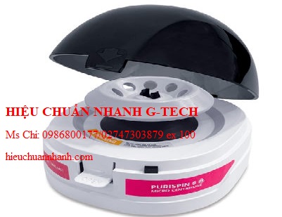 Hiệu chuẩn  máy ly tâm CRYSTE Purispin 6 (6000RPM). Hiệu chuẩn nhanh G-tech