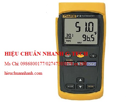 Hiệu chuẩn thiết bị đo nhiệt độ tiếp xúc 1 kênh FLUKE 51 II. Hiệu chuẩn nhanh G-tech