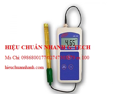 Hiệu chuẩn máy đo pH/ Temp cầm tay Adwa AD110. Hiệu chuẩn nhanh G-tech