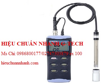   Hiệu chuẩn máy đo PH cầm tay skSATO SK-620PHII (0~14pH;0~50°C). Hiệu chuẩn nhanh G-tech