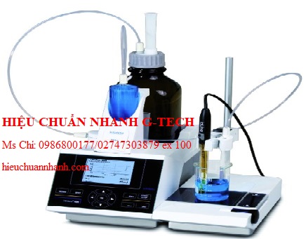  Hiệu chuẩn máy chuẩn độ SI Analytics Titroline 5000 (Burette 20ml). Hiệu chuẩn nhanh G-tech