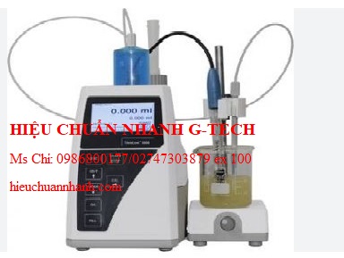 Hiệu chuẩn máy chuẩn độ tự động đa năng kết hợp Karl Fischer SI ANALYTICS TitroLine 7750KF (Burette 10ml). Hiệu chuẩn nhanh G-tech
