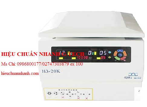 Hiệu chuẩn  máy ly tâm để bàn Kecheng H3-20K (20000rpm). Hiệu  chuẩn nhanh G-tech